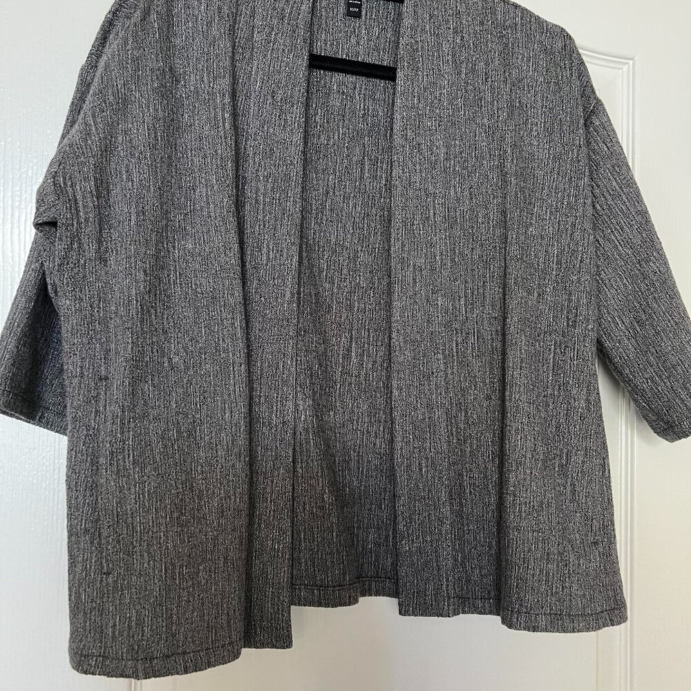 Eileen Fisher Gray Kimono Jacket XS